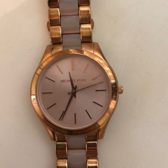 Michael Korda Rose Gold Watch - Picture 3 of 4